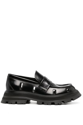 Wander chunky leather loafers Alexander McQueen | 755646WIDU01000